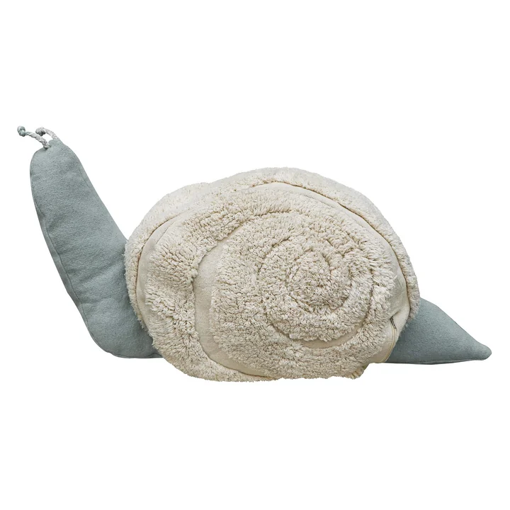 Poef Mr. Snail, blauw van Lorena Canals
