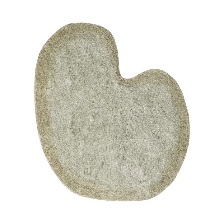 Puffy Lily Tapijt, 140 x 160 cm, groen van Lorena Canals