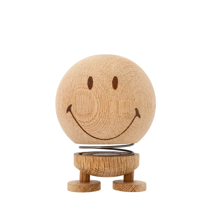 Hoptimist - Houtachtig Smiley Medium, eik