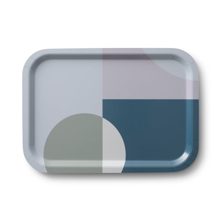 Tapas applicata Dienblad uit het design blauw / grijs / groen