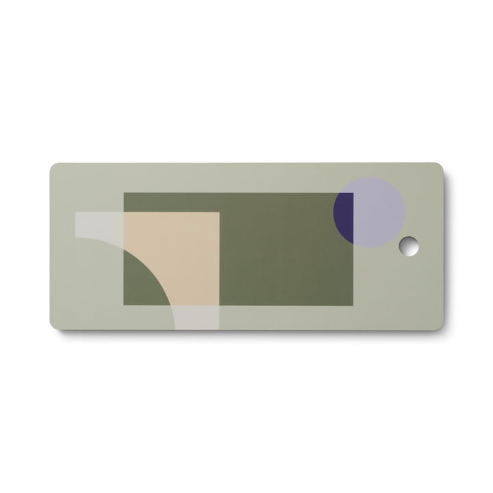 Tapas applicata Board van in het ontwerp groen / geel / paars