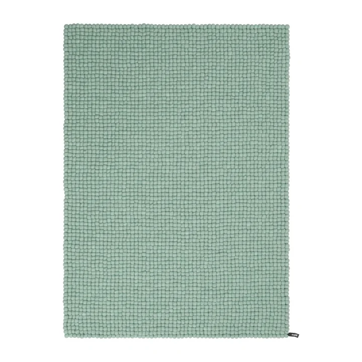 Fine Vilten bol vloerkleed van myfelt in de kleur turquoise