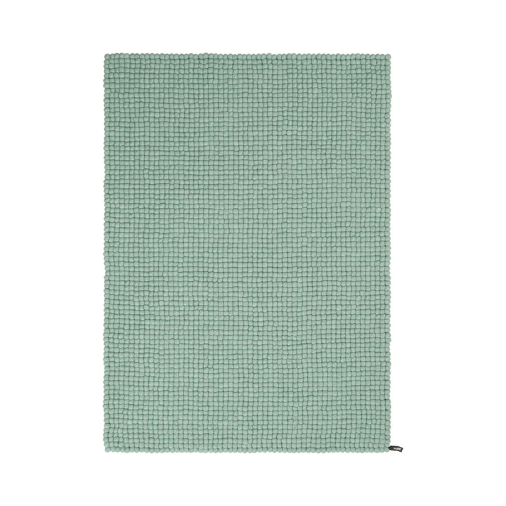 Fine Vilten bol vloerkleed van myfelt in de kleur turquoise