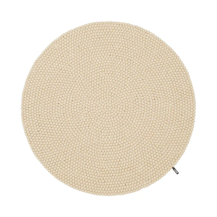 Vloerkleed van vilt in de kleur beige van myfelt