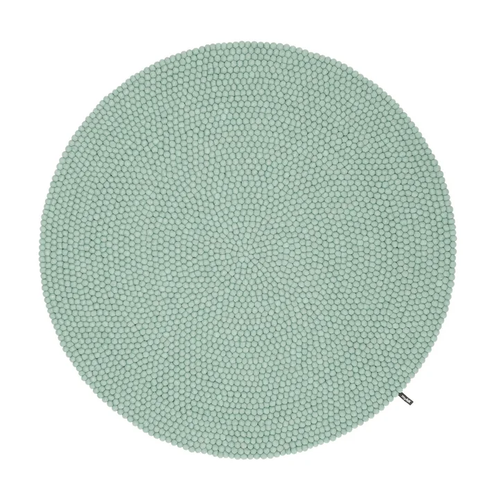 Vloerkleed van vilt in de kleur turquoise van myfelt