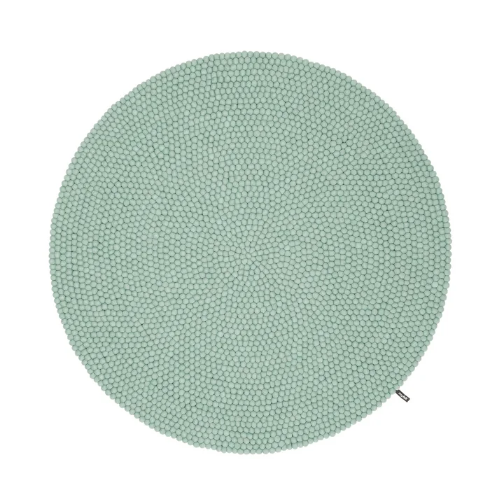 Vloerkleed van vilt in de kleur turquoise van myfelt