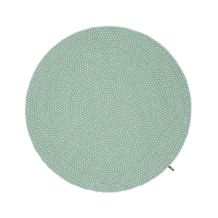 Vloerkleed van vilt in de kleur turquoise van myfelt