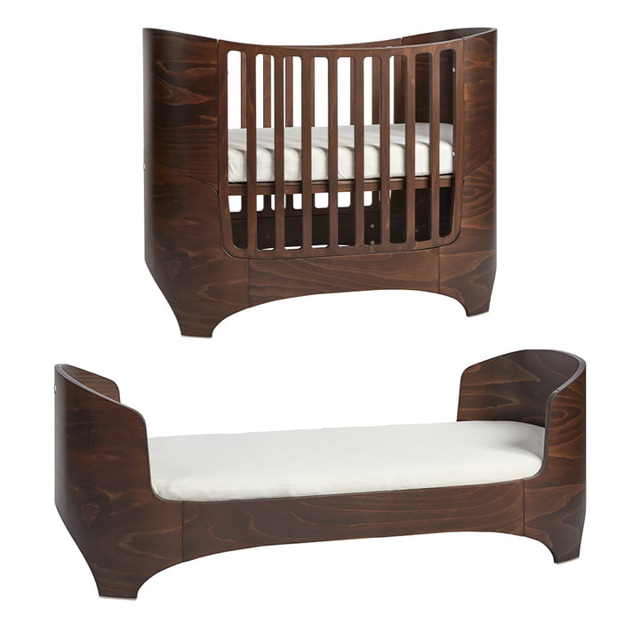 Classic & Leander - Baby Junior bed, 0 - 7 jaar, 120 - 150 x 70 cm, walnoot