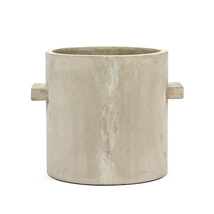 Concrete Cachepot van Serax in de kleur grijs