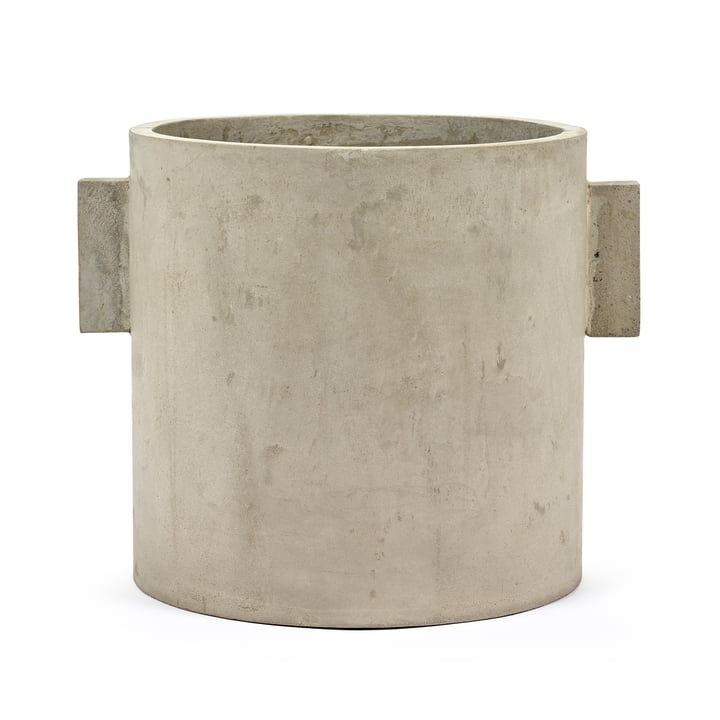 Concrete Cachepot van Serax in de kleur grijs