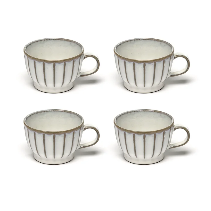 Inku Espressokop met schotel van Serax in de kleur wit