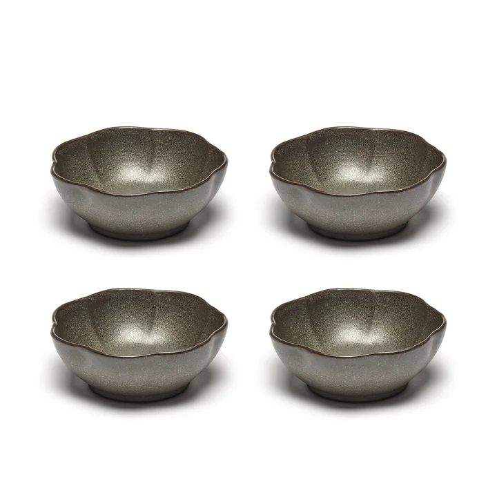 Inku Serveerbak van Serax in de kleur groen