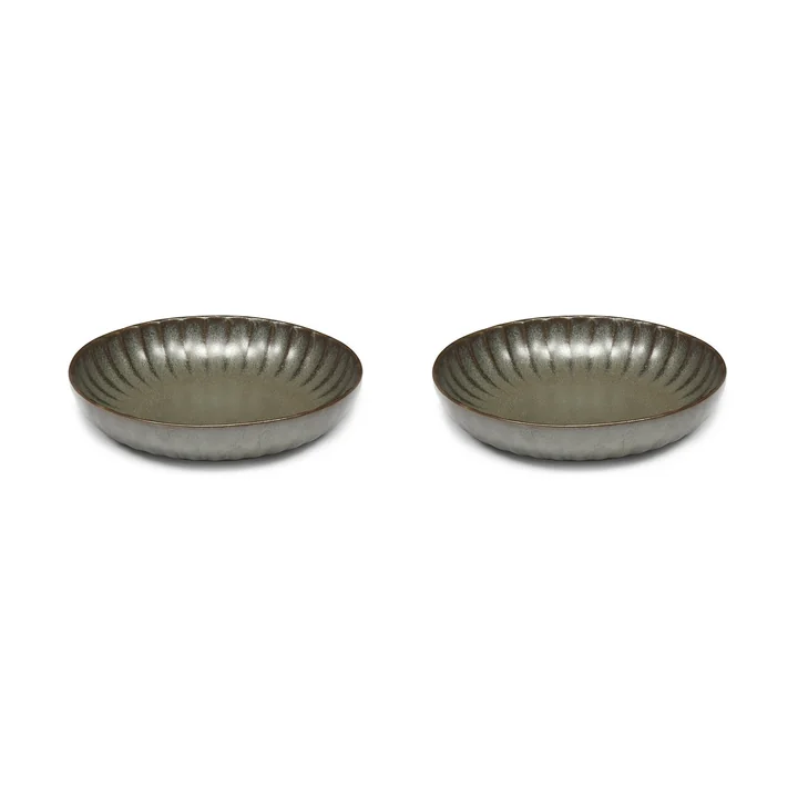 Inku Plaat van Serax in de kleur groen