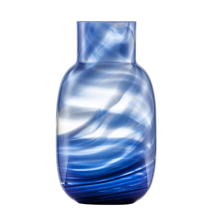 Waters Vaas van Zwiesel Glas in de kleur blauw