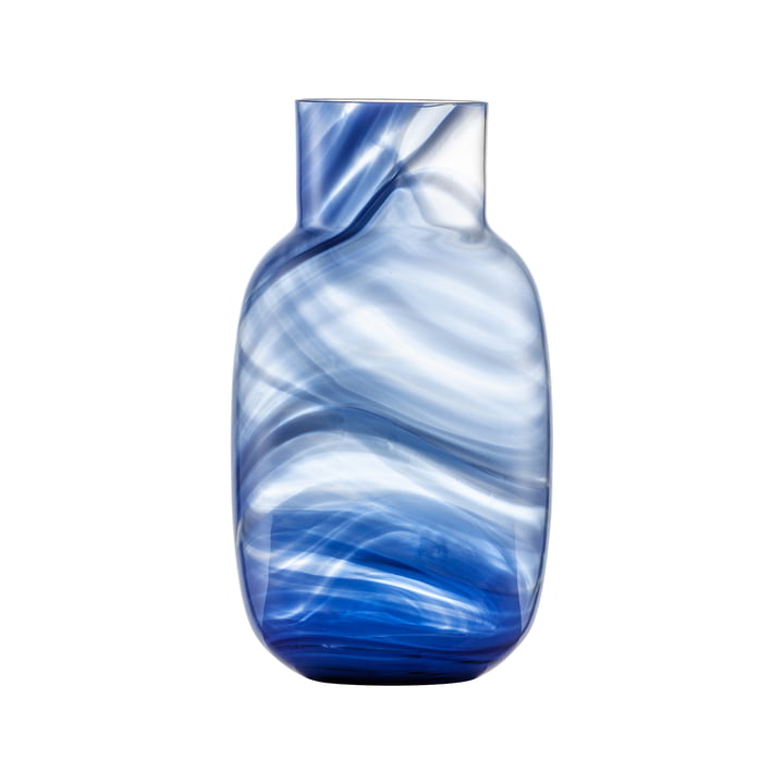 Waters Vaas van Zwiesel Glas in de kleur blauw