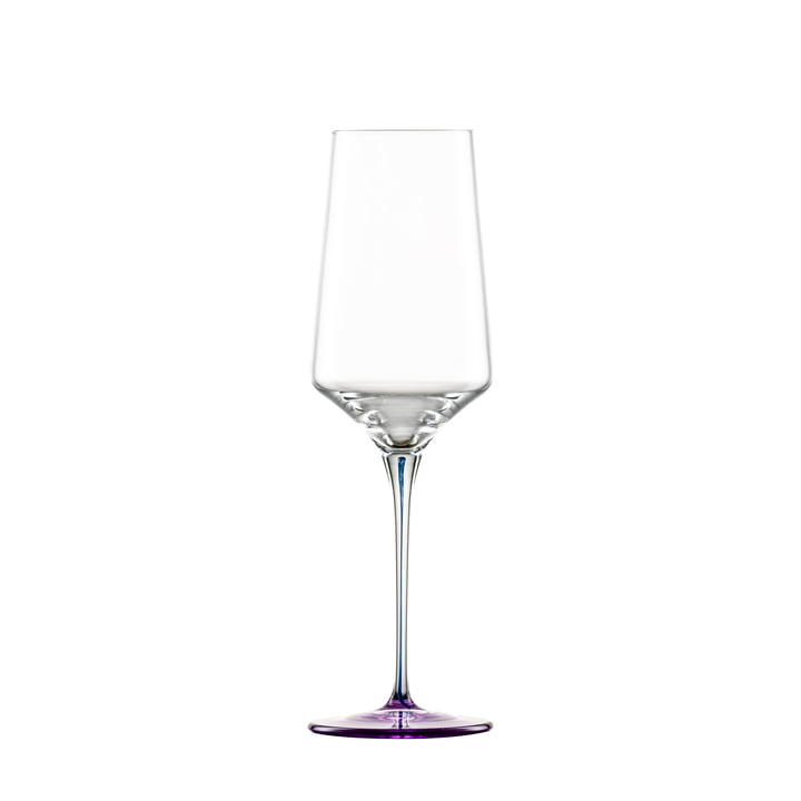 Ink Champagneglas van Zwiesel Glas in de kleur violet