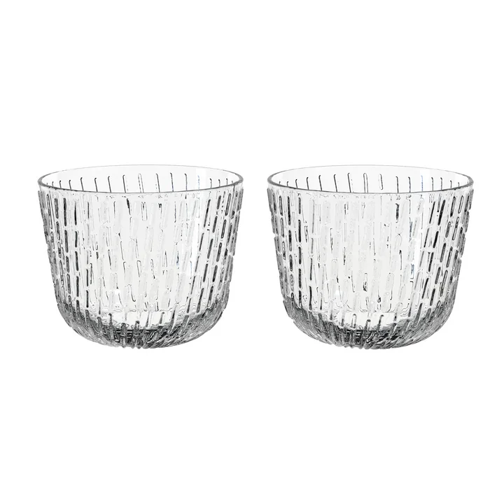 Marimekko - Syksy glas, 220 ml, helder (set van 2)