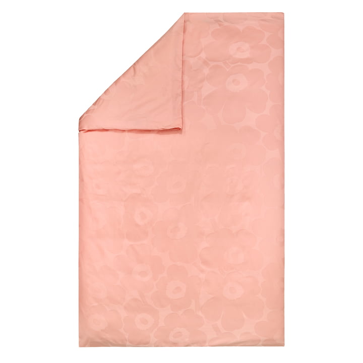 Unikko Dekenhoes, 140 x 200 cm, roze / poeder door Marimekko