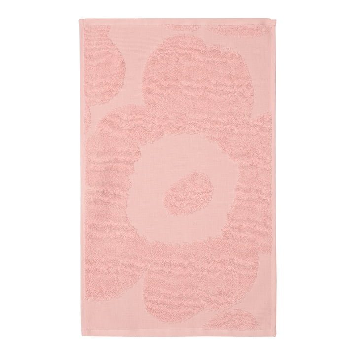 Unikko Gastendoek, 30 x 50 cm, roze / poeder door Marimekko