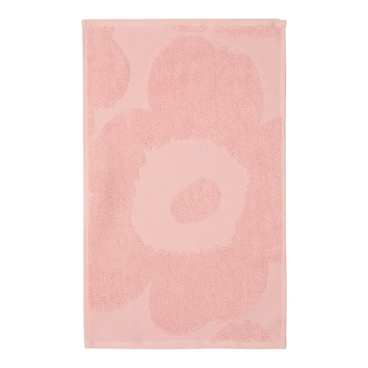 Unikko Gastendoek, 30 x 50 cm, roze / poeder door Marimekko