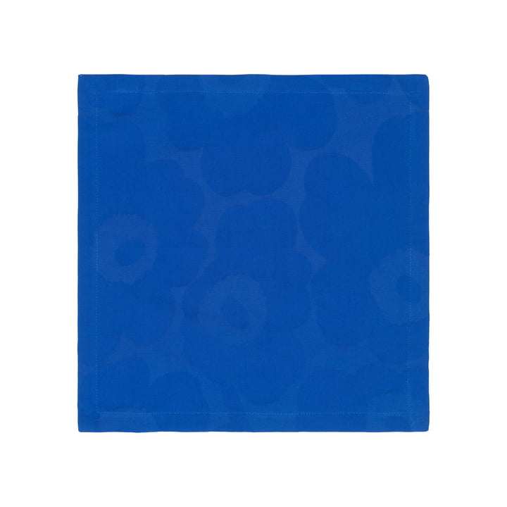 Marimekko - Unikko Servet, 40 x 40 cm, donkerblauw / blauw