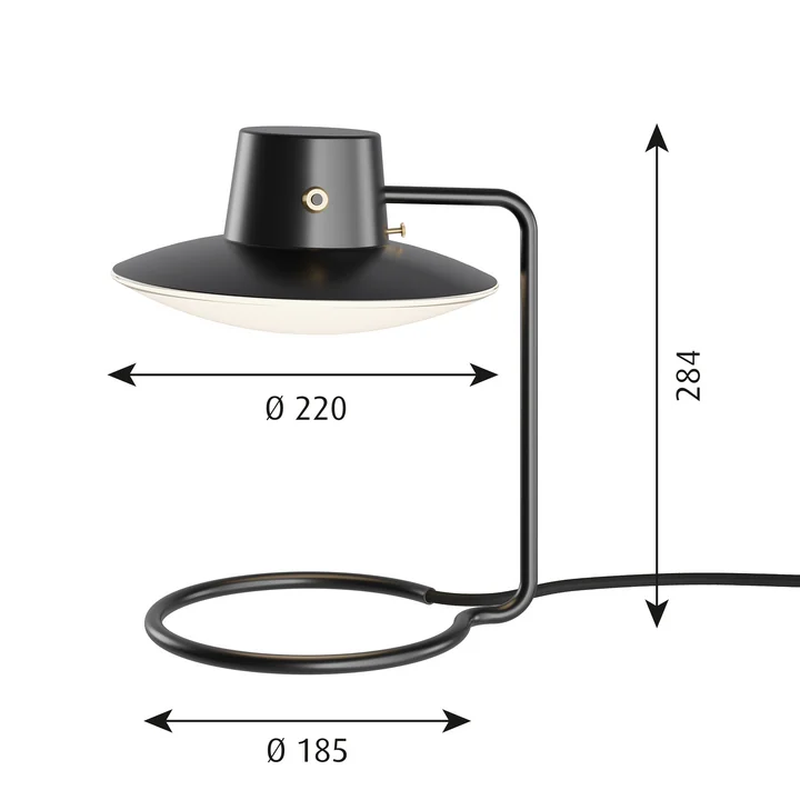 Louis Poulsen AJ Oxford - Tafellampvoet