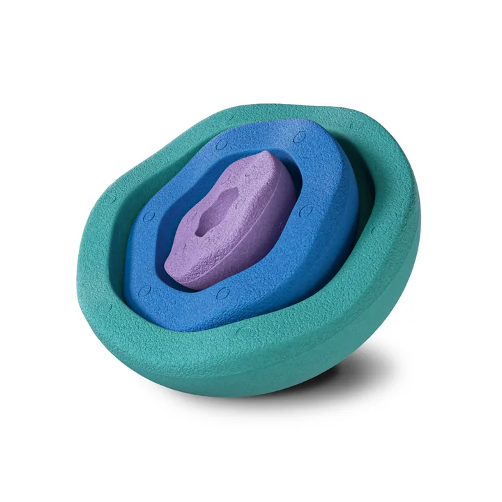 Stapelstein® - Inside cool classic, groen / blauw / violet (set van 3)
