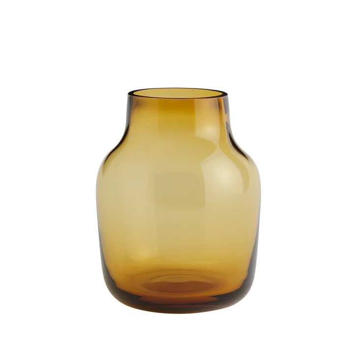 Muuto - Silent Vaas, Ø 15 cm, verbrand oranje