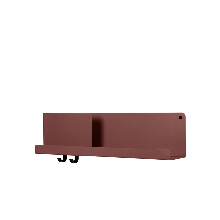 Muuto - Gevouwen planken 63 x 16,5 cm, dieprood