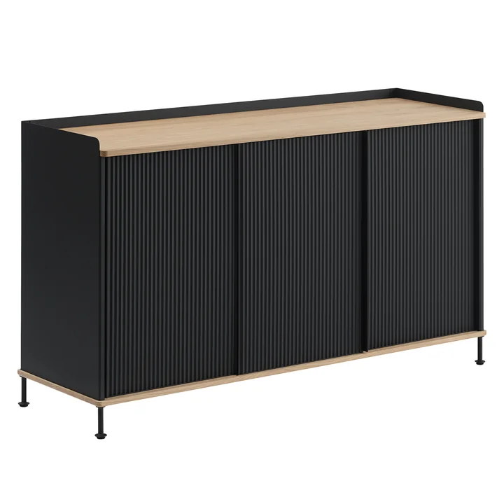 Muuto Enfold Sideboard -, 148 x 45 cm, eiken / antraciet