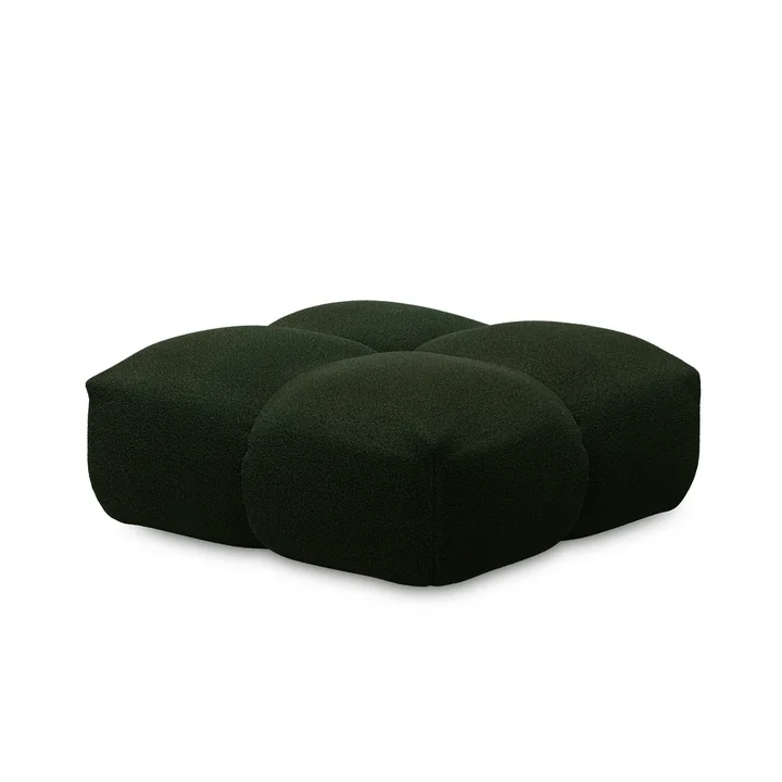 OUT Objekte unserer Tage - Sander Pouf Large, mosgroen (Hug Me 032 van Chivasso)