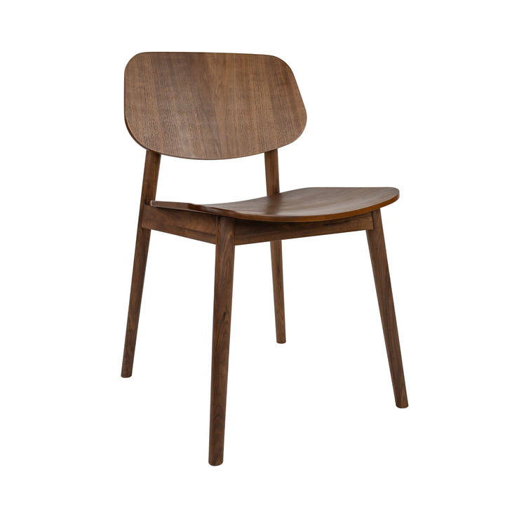 Studio Zondag - Baas Dining Chair Massief en fineer, geolied notenhout