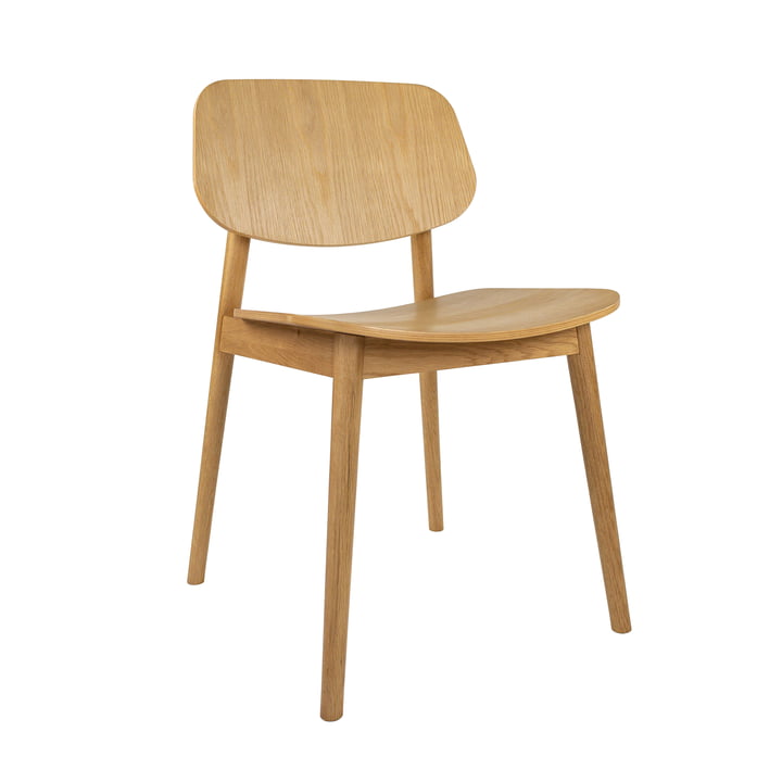 Studio Zondag - Baas Dining Chair Massief en fineer, geolied eiken