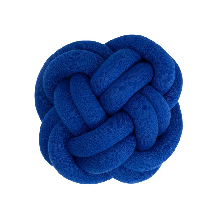 Design House Stockholm - Knot Kussen, klein blauw