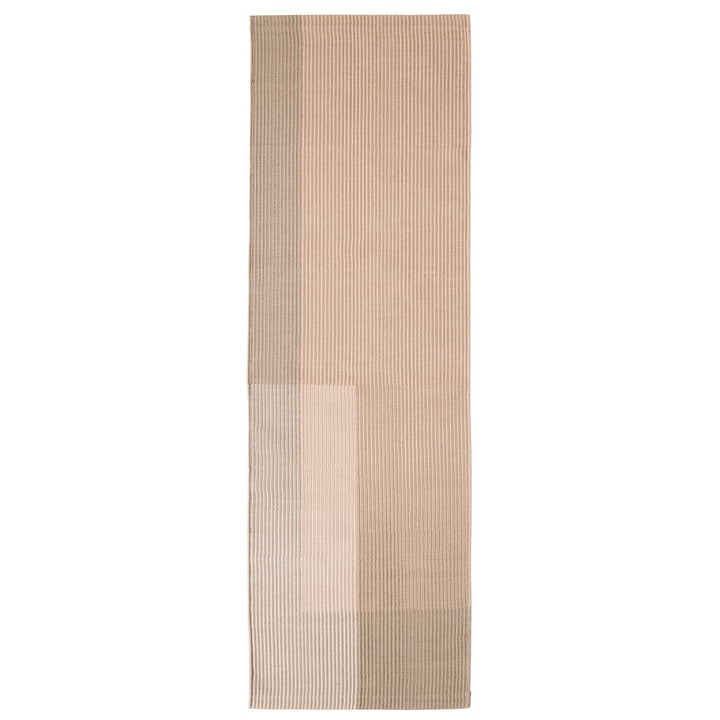 Haze 4 tapijtloper, 80 x 240 cm, beige / taupe by Nanimarquina