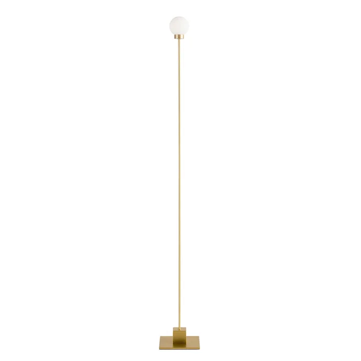 Northern - Snowball Vloerlamp H 117 cm, geborsteld messing