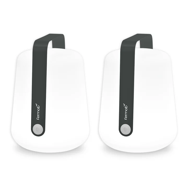 Fermob - Balad LED-batterijlamp, H 38 cm, antraciet (set van 2)