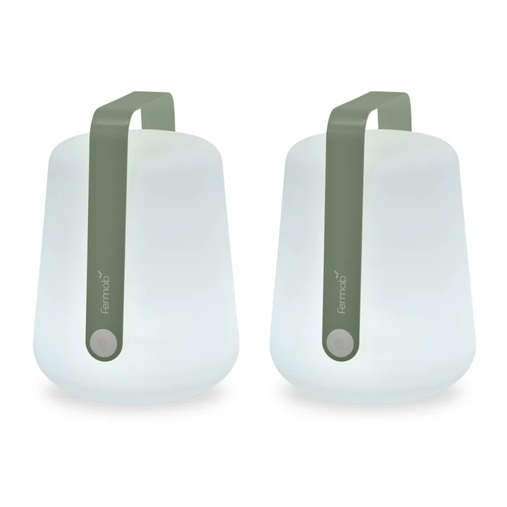 Fermob - Balad LED-batterijlamp, H 38 cm, cactus (set van 2)