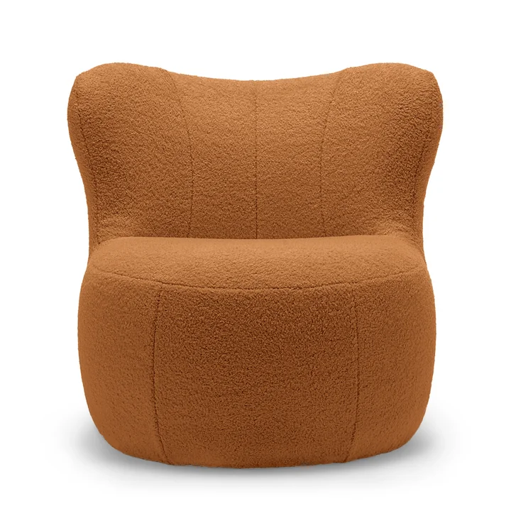 freistil - 173 Fauteuil (Teddy-editie), oranje-bruin (6534)