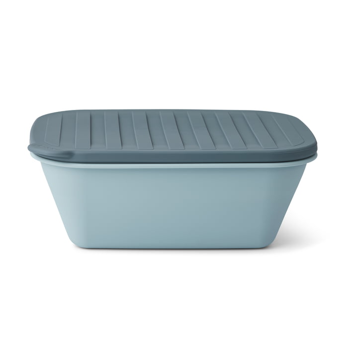 Franklin Opvouwbare lunchbox, zee blauw / walvis blauw van LIEWOOD
