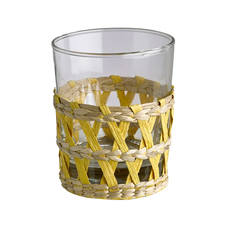 Pols Potten - Mok incl. riethouder, geel