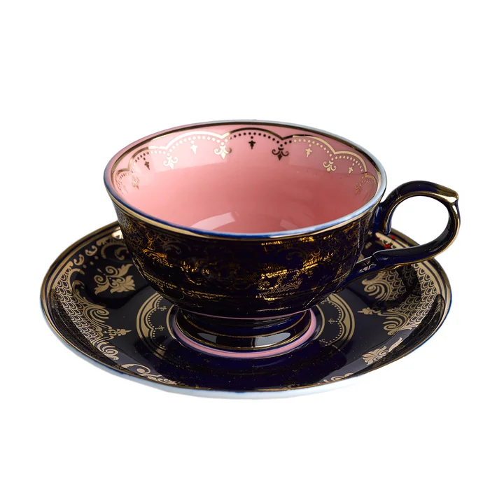 Pols Potten - Grandpa Kop met schotel, veelkleurig