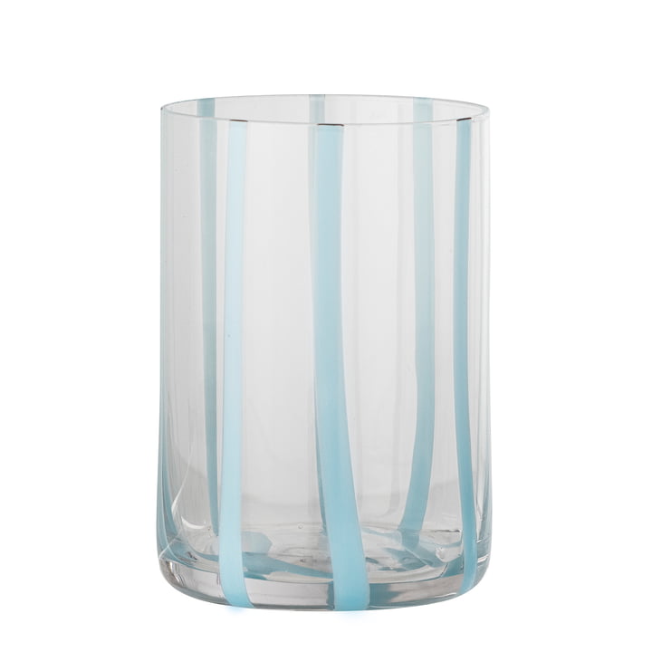 Bloomingville - Silja Drinkglas, blauw