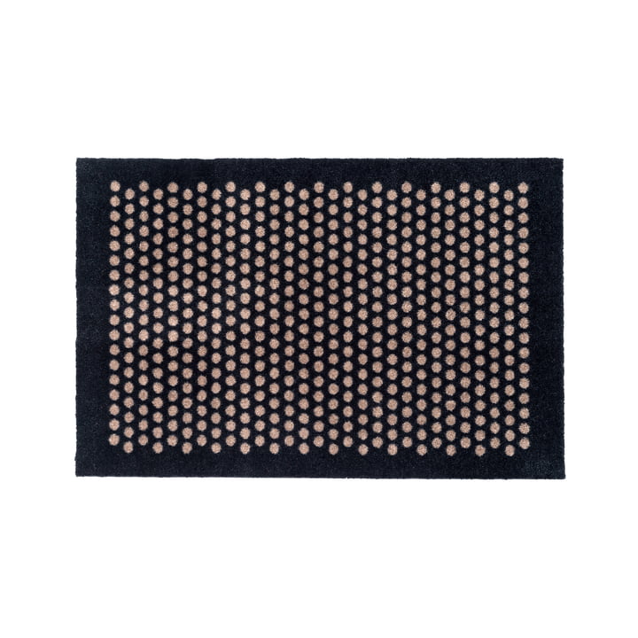tica copenhagen - Dot Deurmat 60 x 90 cm, zand / zwart