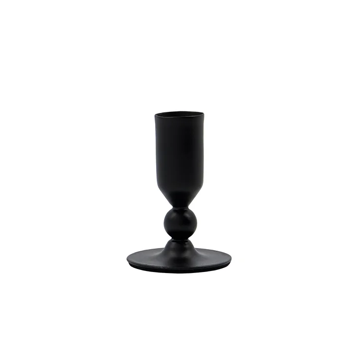 Folk Kandelaar van House Doctor in de kleur zwart antiek