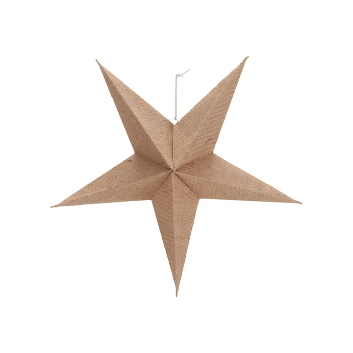 Jute Ster van House Doctor in de natuurlijke versie