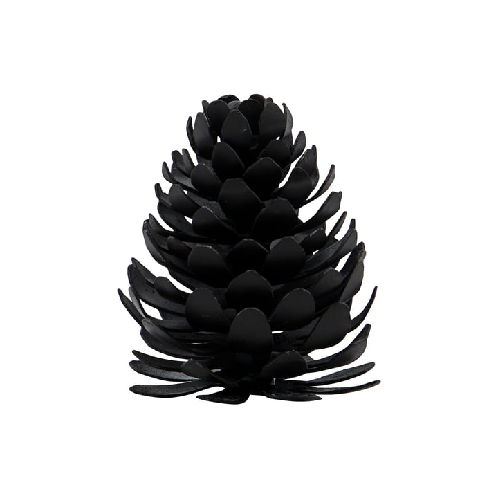 Pinus Naambadgehouder van House Doctor in de kleur black antique