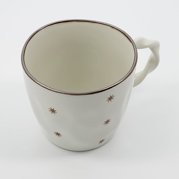 Starry Beker van House Doctor in de kleur wit (set van 2)