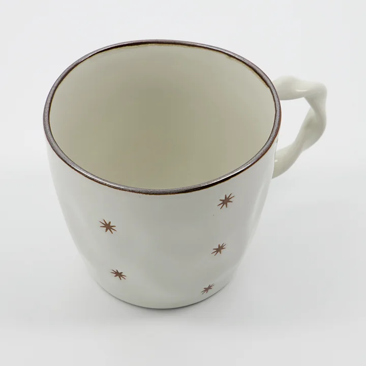 Starry Beker van House Doctor in de kleur wit (set van 2)