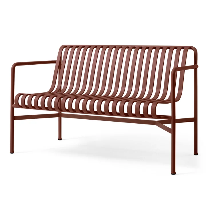 HAY - Palissade Dining Bench , ijzerrood